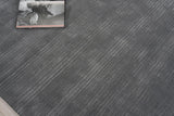 Exquisite Rugs Cavallo Modern handloomed Nylon/Wool 7311 Dark Gray 10' x 8' Area Rug