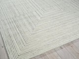 Exquisite Rugs Teton hand-tufted New Zealand Wool 7322 Gray/Ivory 12' x 9' Area Rug