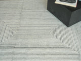 Exquisite Rugs Teton hand-tufted New Zealand Wool 7322 Gray/Ivory 12' x 9' Area Rug