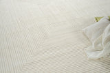 Exquisite Rugs Teton hand-tufted New Zealand Wool 7323 Beige/Ivory 9' x 6' Area Rug