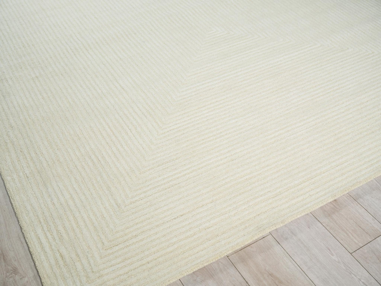 Exquisite Rugs Teton hand-tufted New Zealand Wool 7324 Ivory 12' x 9' Area Rug