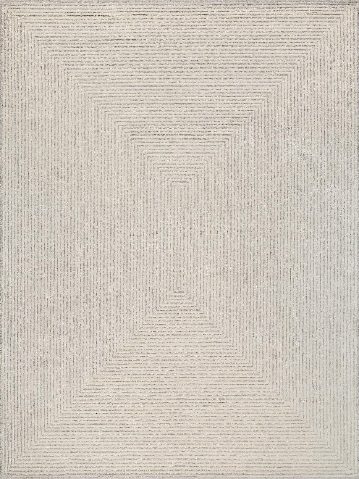 Exquisite Rugs Teton hand-tufted New Zealand Wool 7325 Silver/Ivory 14' x 10' Area Rug