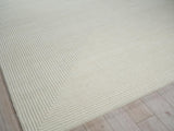 Exquisite Rugs Teton hand-tufted New Zealand Wool 7325 Silver/Ivory 18' x 14' Area Rug