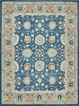 Exquisite Rugs Newport hand-tufted New Zealand Wool 7326 Blue/Gray 15' x 12' Area Rug