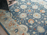 Exquisite Rugs Newport hand-tufted New Zealand Wool 7326 Blue/Gray 15' x 12' Area Rug