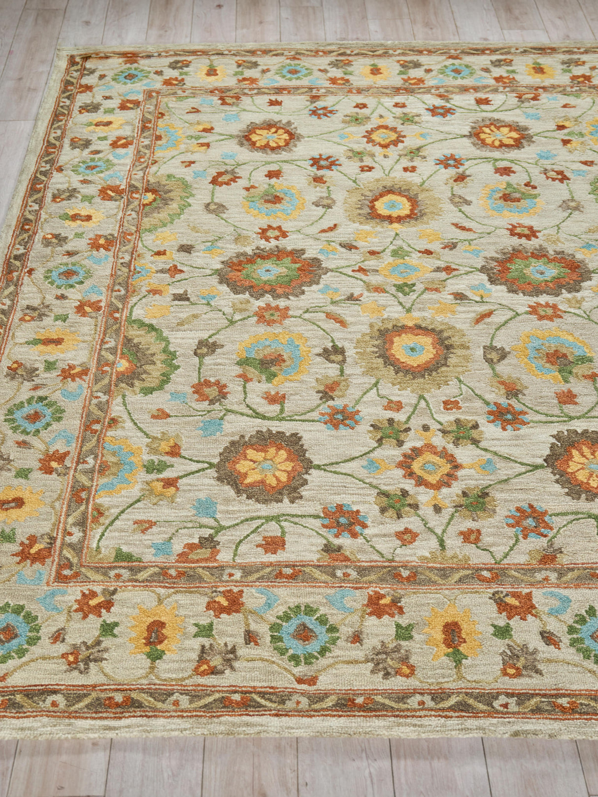 Exquisite Rugs Newport hand-tufted New Zealand Wool 7327 Beige 18' x 14' Area Rug