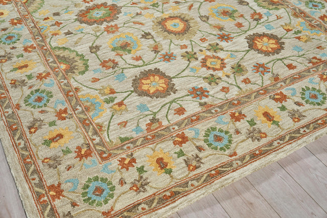 Exquisite Rugs Newport hand-tufted New Zealand Wool 7327 Beige 6' x 4' Area Rug