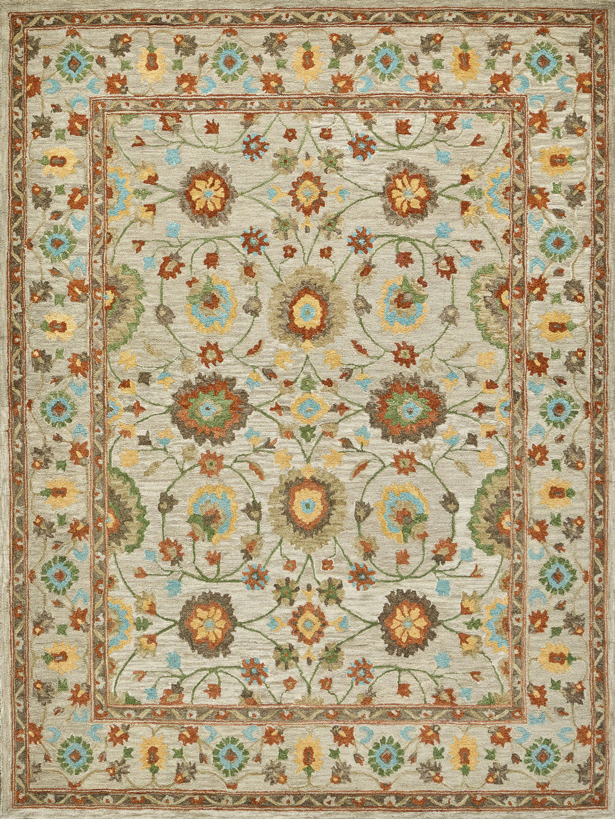 Exquisite Rugs Newport hand-tufted New Zealand Wool 7327 Beige 12' x 9' Area Rug