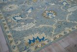 Exquisite Rugs Newport hand-tufted New Zealand Wool 7328 Gray/Blue 6' x 4' Area Rug
