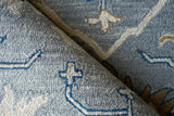 Exquisite Rugs Newport hand-tufted New Zealand Wool 7328 Gray/Blue 12' x 9' Area Rug