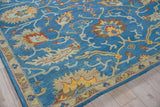 Exquisite Rugs Newport hand-tufted New Zealand Wool 7330 Blue/Ivory 9' x 6' Area Rug