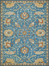 Exquisite Rugs Newport hand-tufted New Zealand Wool 7330 Blue/Ivory 10' x 8' Area Rug