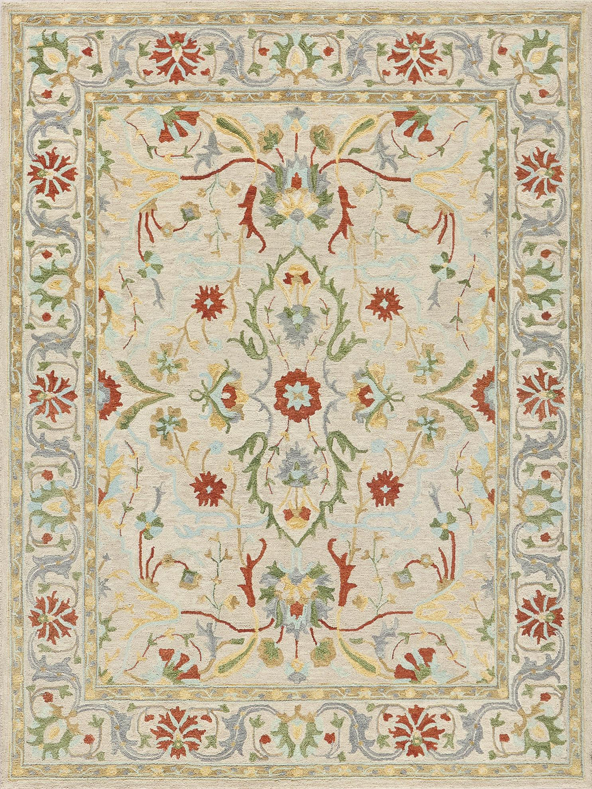 Exquisite Rugs Newport hand-tufted New Zealand Wool 7331 Beige 14' x 10' Area Rug