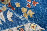 Exquisite Rugs Hamilton hand-tufted New Zealand Wool 7333 Navy/Multi 14' x 10' Area Rug