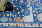 Exquisite Rugs Hamilton hand-tufted New Zealand Wool 7333 Navy/Multi 18' x 14' Area Rug