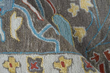Exquisite Rugs Hamilton hand-tufted New Zealand Wool 7334 Taupe/Multi 6' x 4' Area Rug