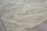 Exquisite Rugs Rio hand-tufted New Zealand Wool 7338 Beige/Ivory 12' x 9' Area Rug