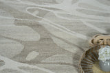Exquisite Rugs Rio hand-tufted New Zealand Wool 7338 Beige/Ivory 12' x 9' Area Rug