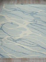 Exquisite Rugs Rio hand-tufted New Zealand Wool 7339 Blue/Ivory 14' x 10' Area Rug
