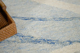 Exquisite Rugs Rio hand-tufted New Zealand Wool 7339 Blue/Ivory 9' x 6' Area Rug