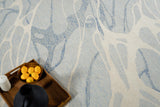 Exquisite Rugs Rio hand-tufted New Zealand Wool 7339 Blue/Ivory 12' x 9' Area Rug