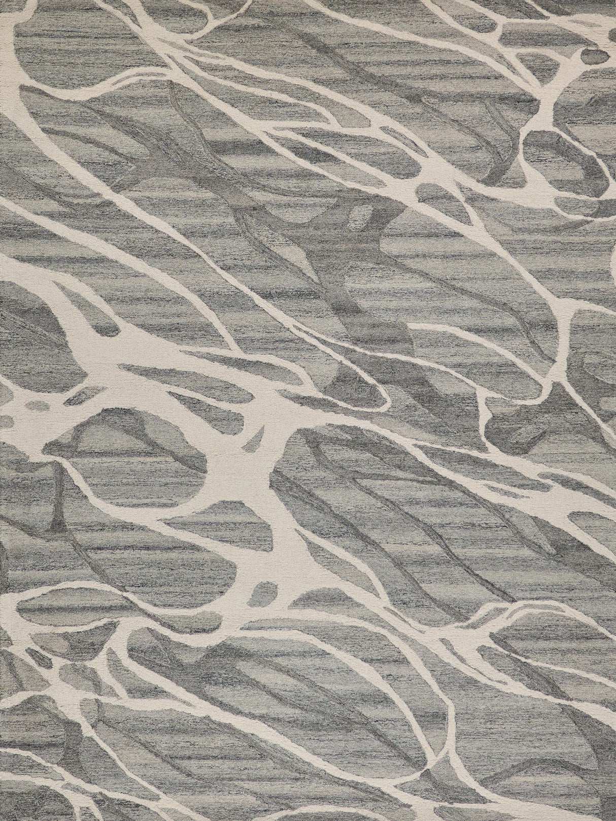 Exquisite Rugs Rio hand-tufted New Zealand Wool 7340 Gray/Ivory 14' x 10' Area Rug