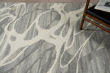 Exquisite Rugs Rio hand-tufted New Zealand Wool 7340 Gray/Ivory 10' x 8' Area Rug