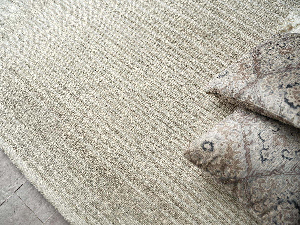 Exquisite Rugs Dusseldorf hand-tufted New Zealand Wool 7341 Beige/Ivory 18' x 14' Area Rug