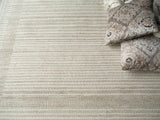 Exquisite Rugs Dusseldorf hand-tufted New Zealand Wool 7341 Beige/Ivory 18' x 14' Area Rug