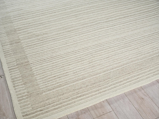 Exquisite Rugs Dusseldorf hand-tufted New Zealand Wool 7341 Beige/Ivory 9' x 6' Area Rug