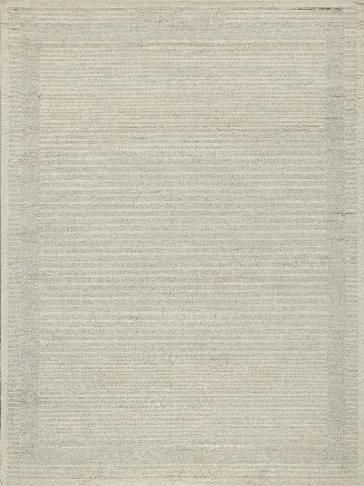 Exquisite Rugs Dusseldorf hand-tufted New Zealand Wool 7342 Silver/Ivory 6' x 4' Area Rug