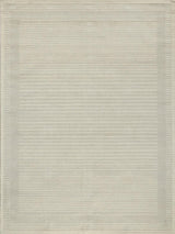 Exquisite Rugs Dusseldorf hand-tufted New Zealand Wool 7342 Silver/Ivory 9' x 6' Area Rug