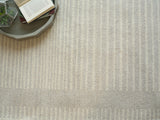Exquisite Rugs Dusseldorf hand-tufted New Zealand Wool 7342 Silver/Ivory 12' x 9' Area Rug