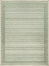 Exquisite Rugs Dusseldorf hand-tufted New Zealand Wool 7343 Sage Green/Ivory 14' x 10' Area Rug