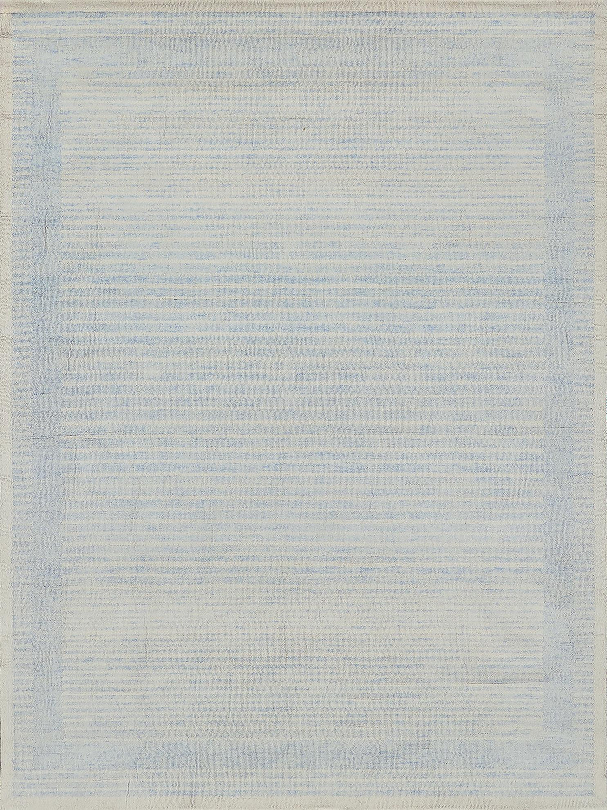 Exquisite Rugs Dusseldorf hand-tufted New Zealand Wool 7344 Blue/Ivory 9' x 6' Area Rug