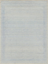 Exquisite Rugs Dusseldorf hand-tufted New Zealand Wool 7344 Blue/Ivory 9' x 6' Area Rug