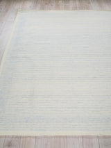 Exquisite Rugs Dusseldorf hand-tufted New Zealand Wool 7344 Blue/Ivory 9' x 6' Area Rug