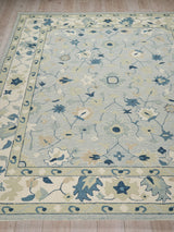 Exquisite Rugs Elegance hand-tufted New Zealand Wool 7353 Light Blue/Ivory/Navy 14' x 10' Area Rug