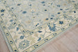 Exquisite Rugs Elegance hand-tufted New Zealand Wool 7353 Light Blue/Ivory/Navy 9' x 6' Area Rug