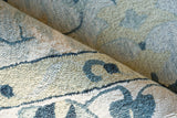 Exquisite Rugs Elegance hand-tufted New Zealand Wool 7353 Light Blue/Ivory/Navy 10' x 8' Area Rug