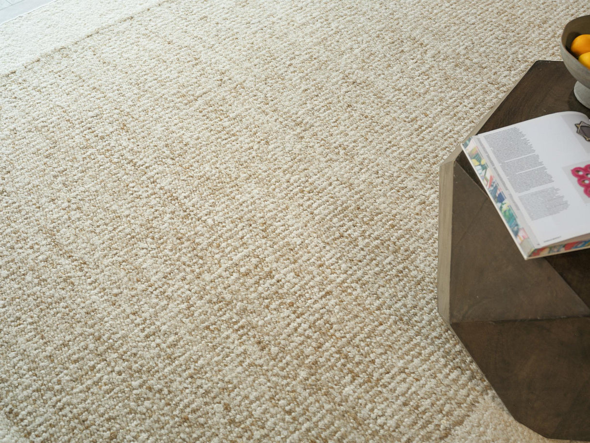 Exquisite Rugs Kokomo flatweave New Zealand Wool 7374 Wheat 10' x 8' Area Rug