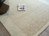 Exquisite Rugs Kokomo flatweave New Zealand Wool 7374 Wheat 12' x 9' Area Rug