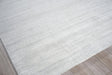 Exquisite Rugs Serenity handloomed PET 7388 Light Grey/Ivory 3' x 2' Area Rug