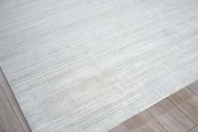 Exquisite Rugs Serenity handloomed PET 7388 Light Grey/Ivory 9' x 6' Area Rug