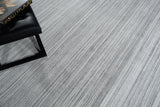 Exquisite Rugs Serenity handloomed PET 7389 Grey/Silver 9' x 6' Area Rug