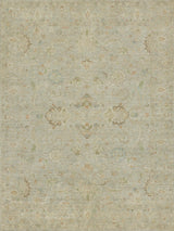 Exquisite Rugs Santorini hand-knotted Wool/Silk 7417 Light Silver 12' x 9' Area Rug