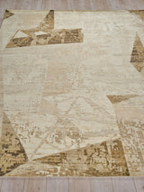 Exquisite Rugs Moderno hand-knotted New Zealand Wool 7423 Beige/Taupe/Brown 15' x 12' Area Rug