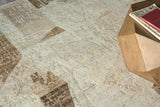 Exquisite Rugs Moderno hand-knotted New Zealand Wool 7423 Beige/Taupe/Brown 12' x 9' Area Rug