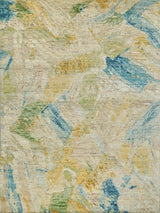 Exquisite Rugs Moderno hand-knotted New Zealand Wool 7425 Yellow/Green/Blue 15' x 12' Area Rug