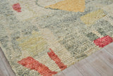Exquisite Rugs Marrakesh hand-knotted Wool 7426 Red/Yellow/Multi 10' x 8' Area Rug